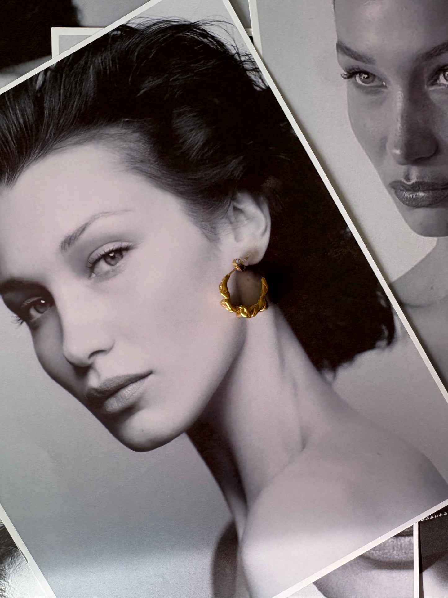 Amoura Folded Gold Earrings